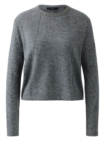 Oui Pullover in Grau