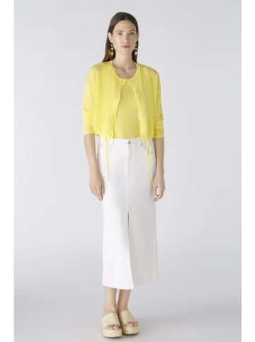 Oui Kardigan w kolorze żółtym