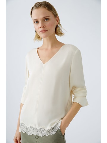 Oui Bluse in Creme