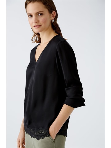 Oui Bluse in Schwarz