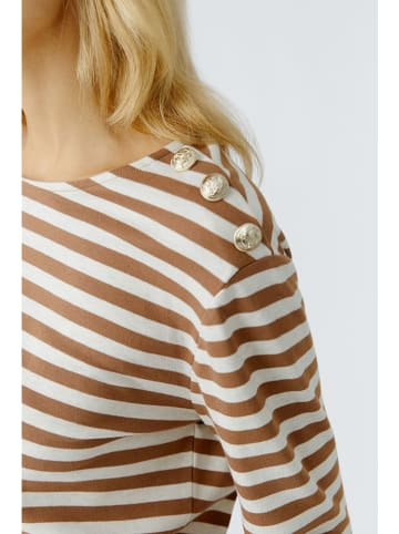 Oui Longsleeve in Camel/ Creme