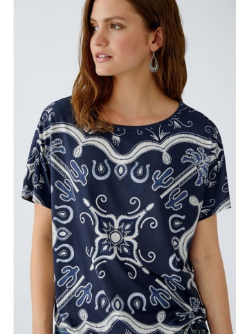 Oui Shirt donkerblauw