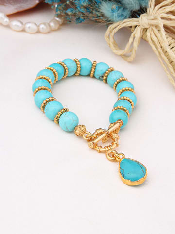 Pierres delicates Vergulde armband met edelstenen