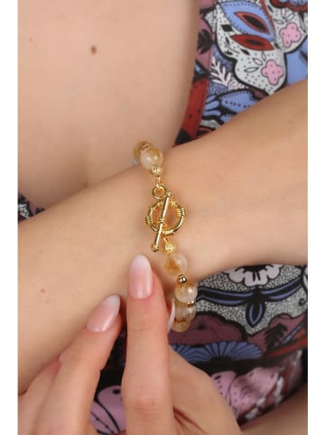 Pierres delicates Vergold. Armkette mit Edelsteinen