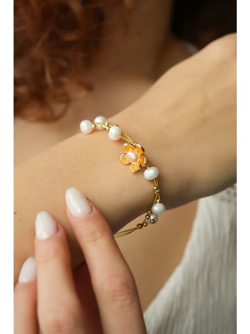 Pierres delicates Vergold. Armkette mit Edelsteinen