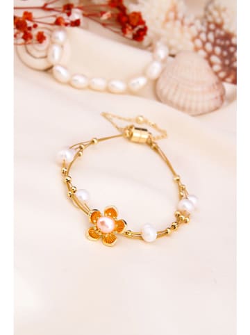 Pierres delicates Vergulde armband met edelstenen