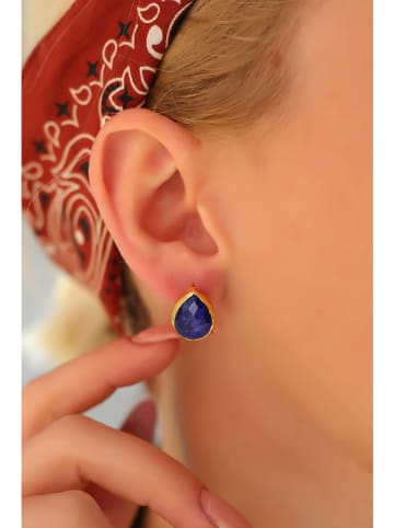 Pierres delicates Vergold. Ohrstecker mit Edelsteinen