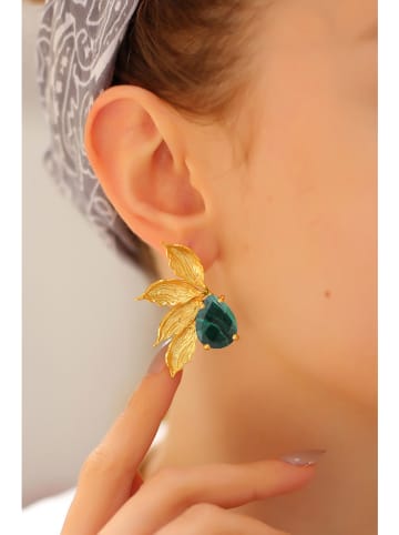 Pierres delicates Vergold. Ohrstecker mit Edelsteinen