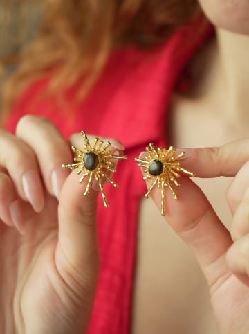 Pierres delicates Vergold. Ohrstecker mit Edelsteinen