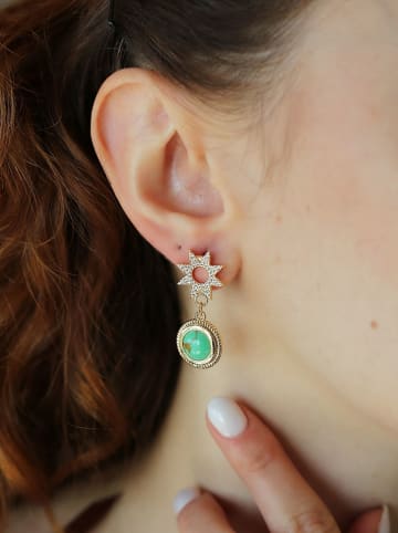 Pierres delicates Vergold. Ohrstecker mit Edelsteinen