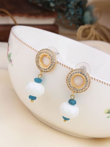 Pierres delicates Vergold. Ohrstecker mit Edelsteinen