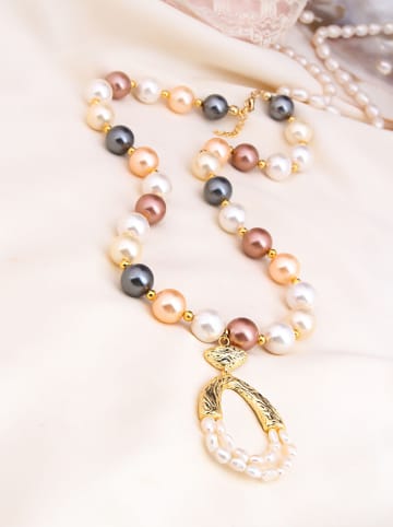 Pierres delicates Ketting met sierelementen - (L)50 cm