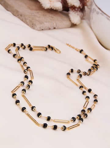 Pierres delicates Vergulde ketting met sierelementen - (L)45 cm