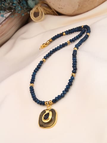 Pierres delicates Vergulde ketting met hanger - (L)45 cm