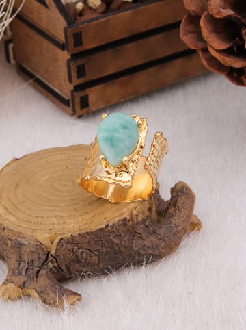 Pierres delicates Vergulde ring met edelsteen