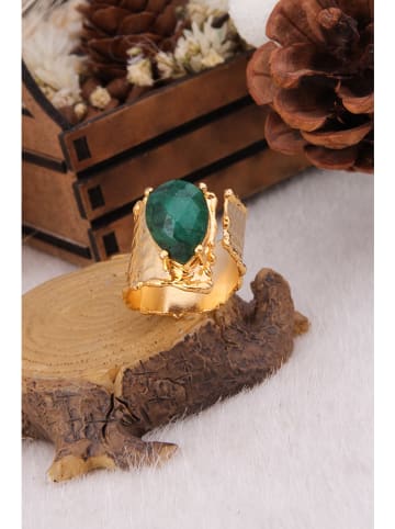 Pierres delicates Vergulde ring met edelsteen