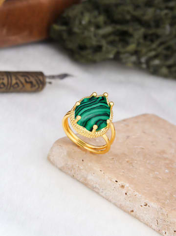 Pierres delicates Vergulde ring met edelsteen