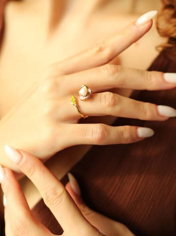 Pierres delicates Vergold. Ring mit Perle