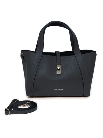 Mia Tomazzi Leder-Henkeltasche ''Ettore'' in Hellbraun - (B)31 x (H)20 x (T)17 cm