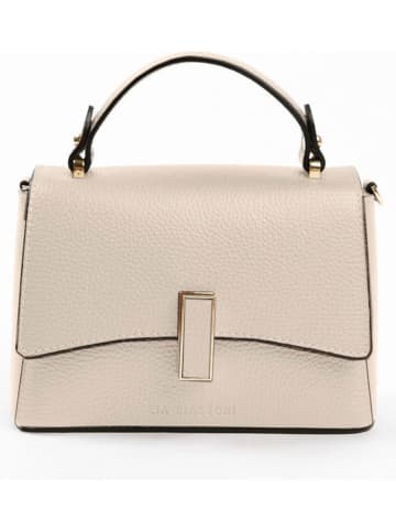 Lia Biassoni Leren handtas "Fegana" beige - (B)20 x (H)14 x (D)8 cm