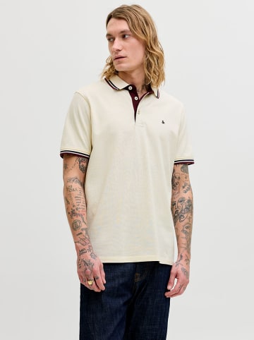 Jack & Jones Koszulka polo "Paulos" w kolorze beżowym