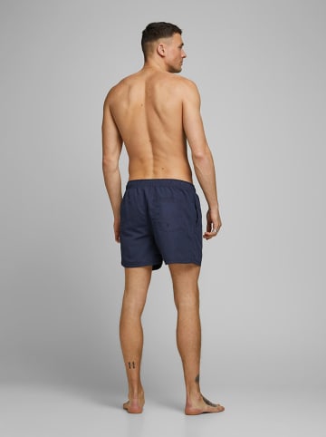 Jack & Jones Szorty kąpielowe "Aruba" w kolorze granatowym