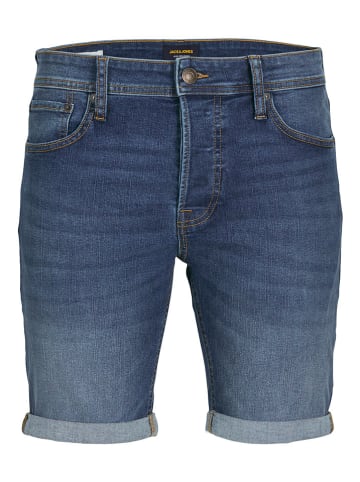 Jack & Jones Szorty dżinsowe "Rick" w kolorze niebieskim
