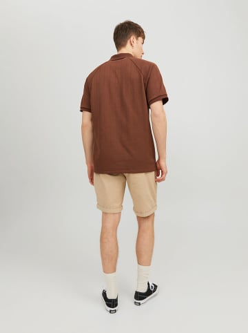 Jack & Jones Szorty "Fury" w kolorze beżowym
