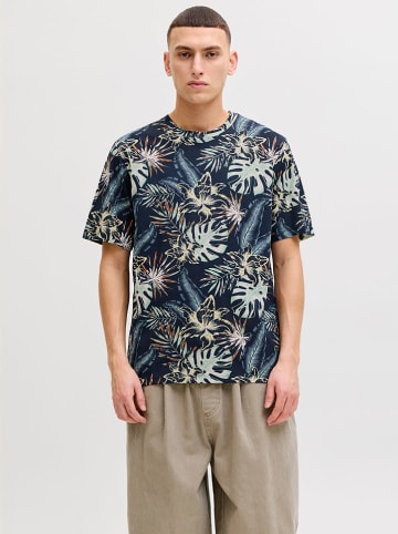 Jack & Jones Koszulka "Honululu" w kolorze granatowym