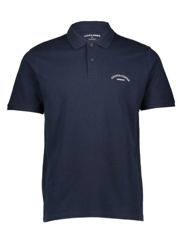 Jack & Jones Koszulka polo "College" w kolorze granatowym