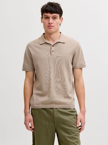 Jack & Jones Poloshirt "Will" in Taupe