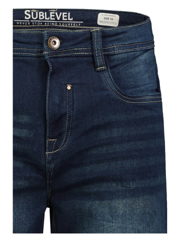Sublevel Jeans-Bermudas in Dunkelblau