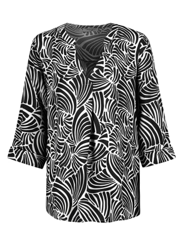 Sublevel Bluse in Schwarz/ Weiß