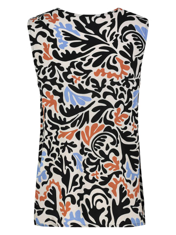 Sublevel Blousetop zwart/oranje