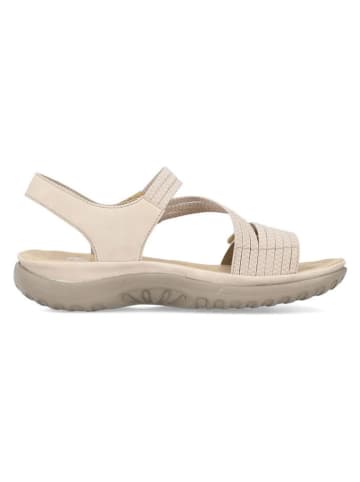 rieker Sandały w kolorze beżowym