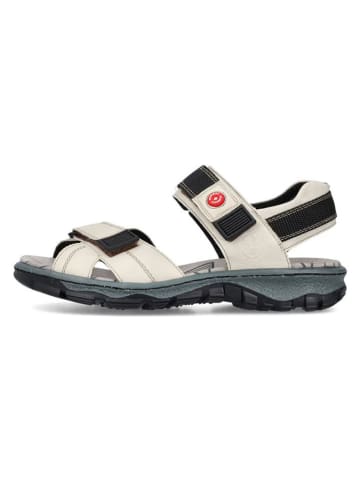 rieker Sandały w kolorze kremowym