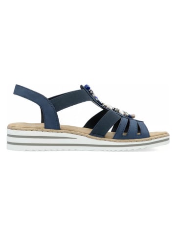 rieker Sandały w kolorze granatowym