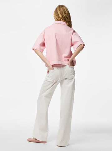 Pieces Jeansbluse "Pcsky" in Rosa