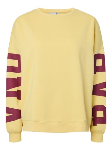 Pieces Sweatshirt "Pcfany" geel