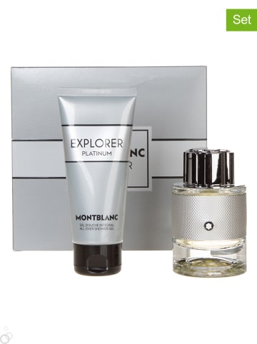 Montblanc 2-delige set: "Explorer Platinum" - eau de parfum & douchegel