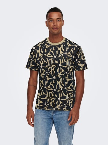 ONLY & SONS Shirt "Onsperry" zwart/beige