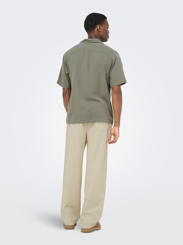 ONLY & SONS Koszula "Onsperu" - Regular fit - w kolorze zielonym