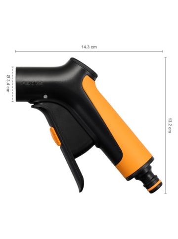 Fiskars Spuitpistoolhandgreep “Nozzle” zwart/oranje