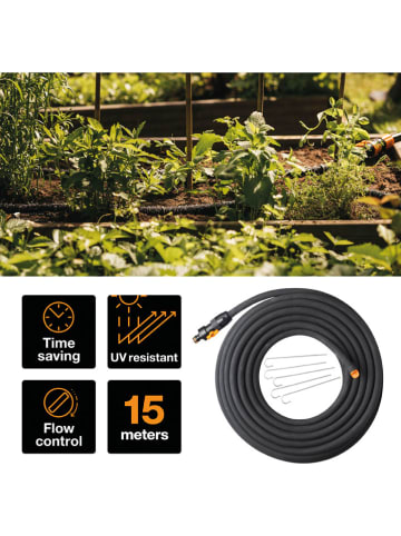 Fiskars Tropfschlauch in Schwarz - 15m in Schwarz