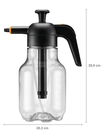 Fiskars Spuitbus in zwart - 1,8 l zwart