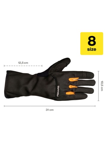 Fiskars Rękawiczki ogrodowe "Shrub Care" w kolorze czarnym