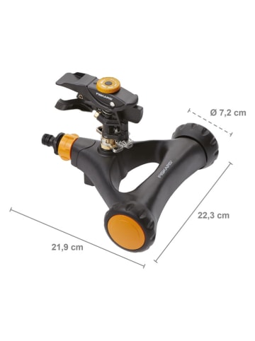 Fiskars Gartensprinkler "Impulse" in Schwarz/ Orange