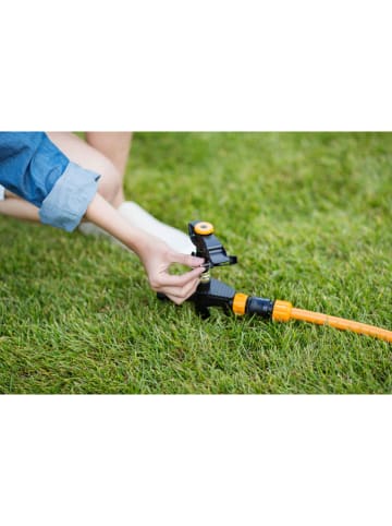 Fiskars Gartensprinkler "Impulse" in Schwarz/ Orange