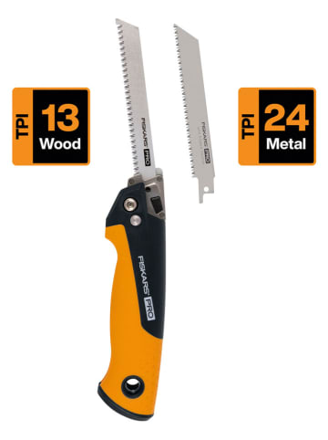 Fiskars Piła składana w kolorze pomarańczowo-czarnym