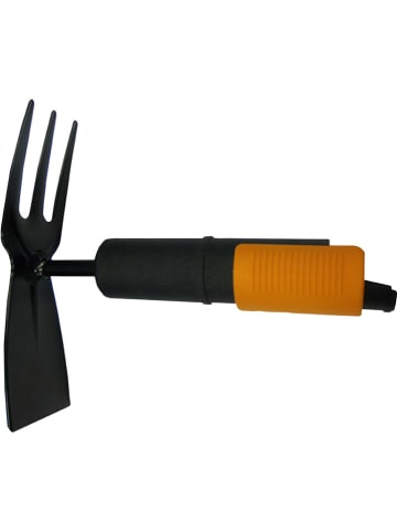 Fiskars Doppelhacke "QuikFit" in Schwarz/ Orange